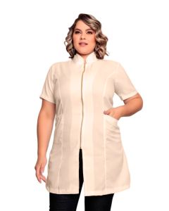 Jaleco Feminino Malta Plus Size Bege